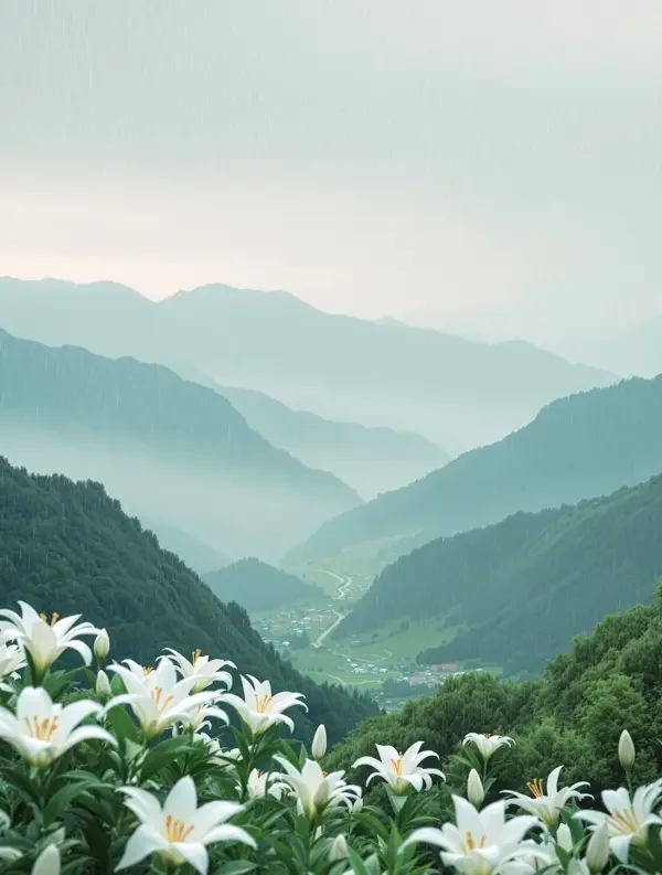山谷细雨 封面